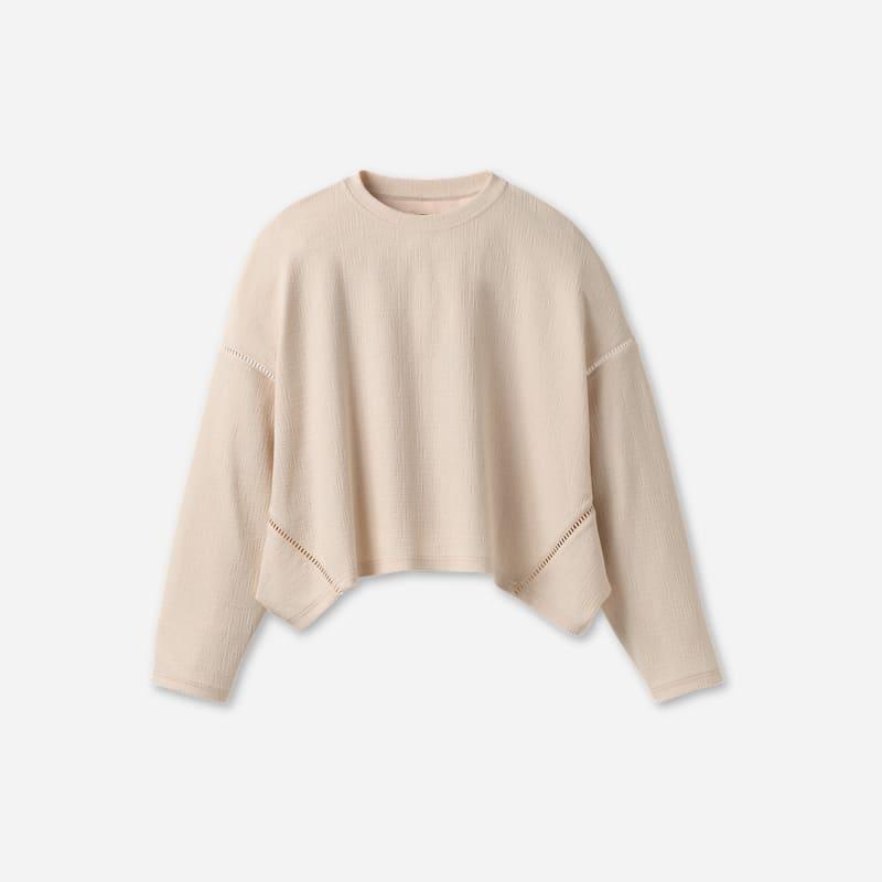 ugg® women's hayvie crewneck tops in cream,