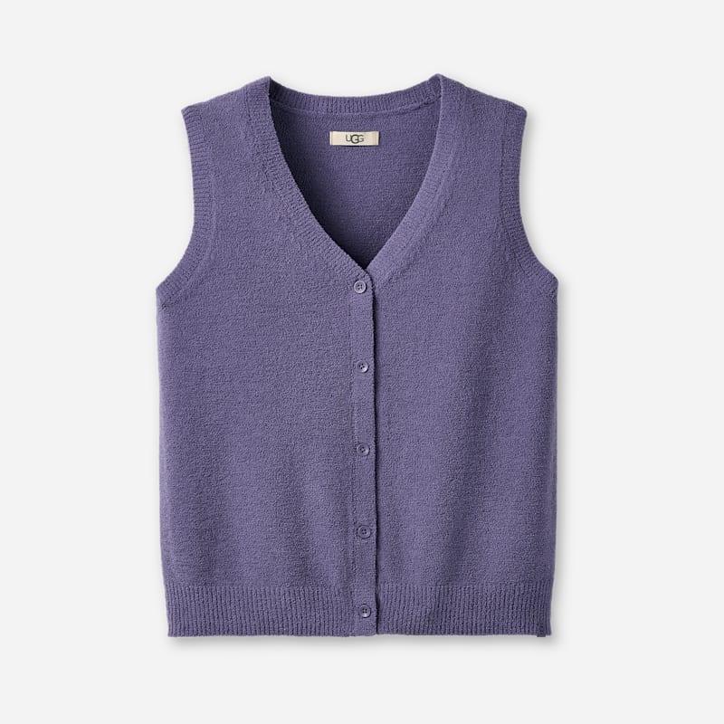ugg® women's kollyns vest lite tops in dusted iris,