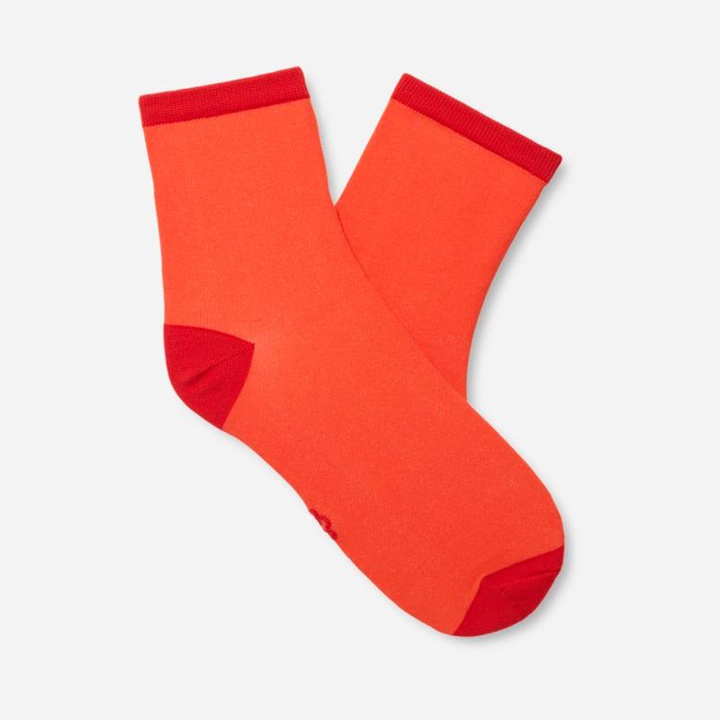 ugg® women's lyrie sheer quarter sandal in red saffron,