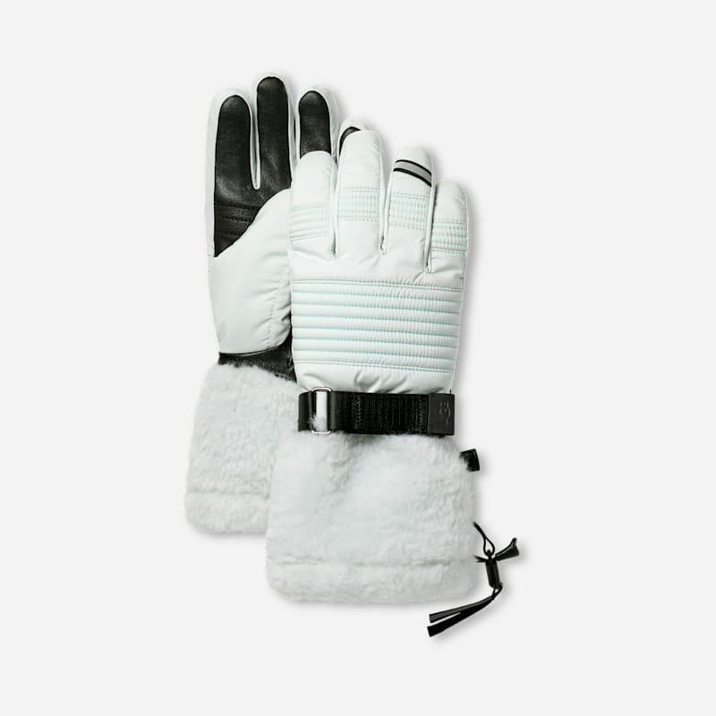 ugg® women's metropeak glove nylon in reef blue,