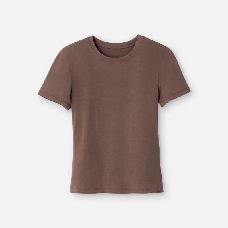 ugg® women's miriam baby tee lenzingu2122 ecoverou2122 viscose blend tops in allspice,