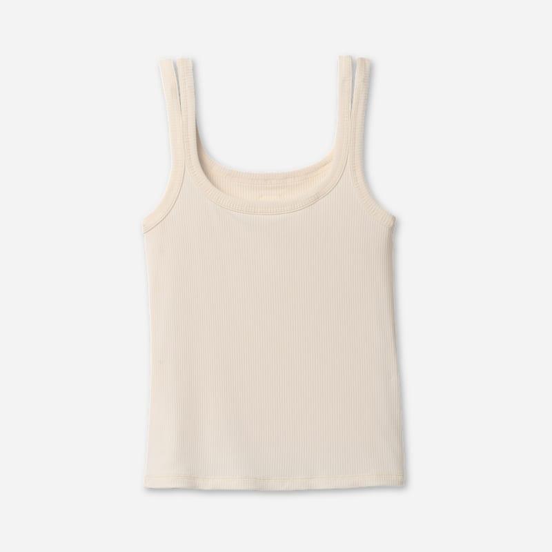 ugg® women's nael tank rib lenzingu2122 ecoverou2122 viscose blend tops in nimbus,