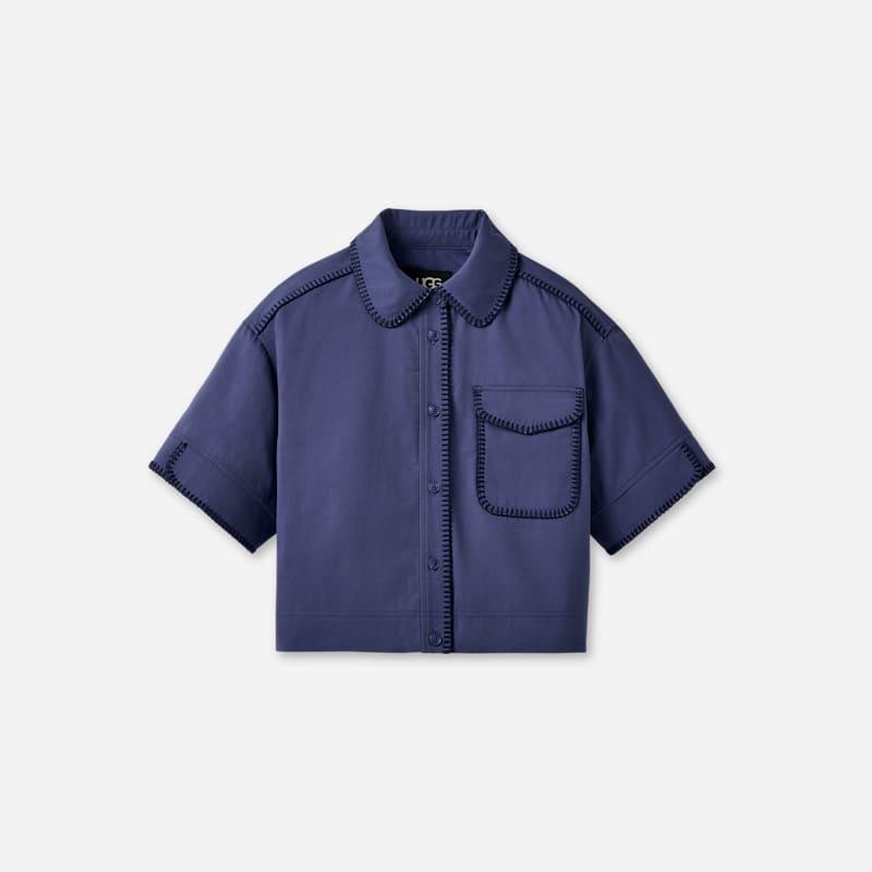 ugg® women's nathalia button up top tops in amalfi,