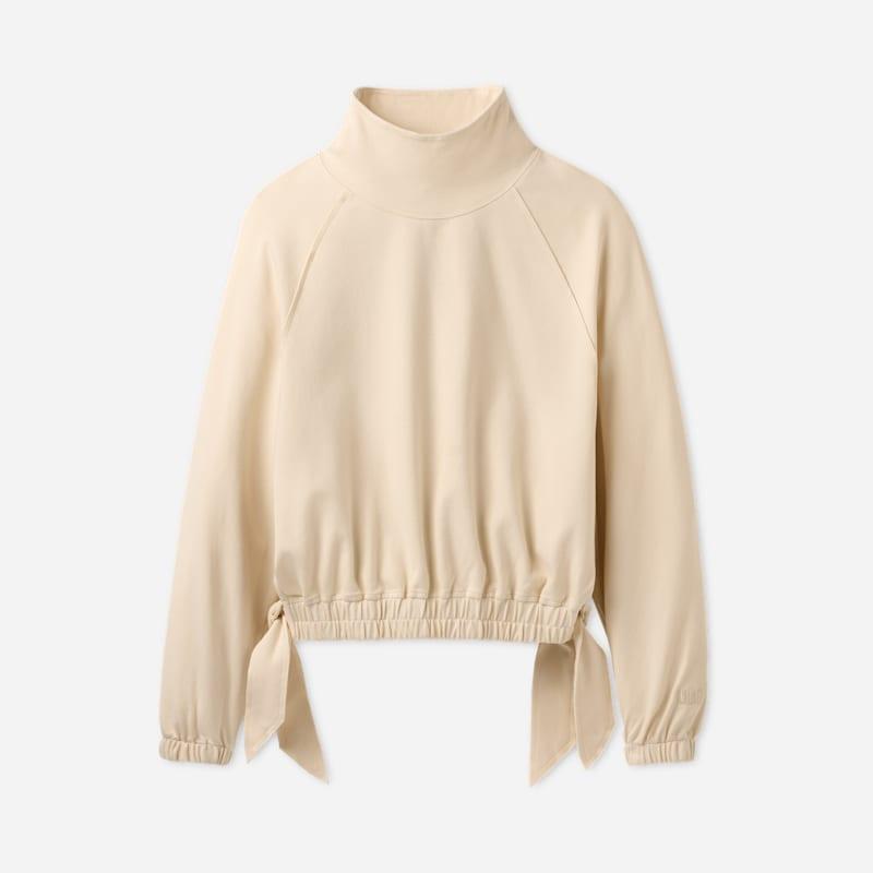 ugg® women's seren top cotton blend tops in cream,