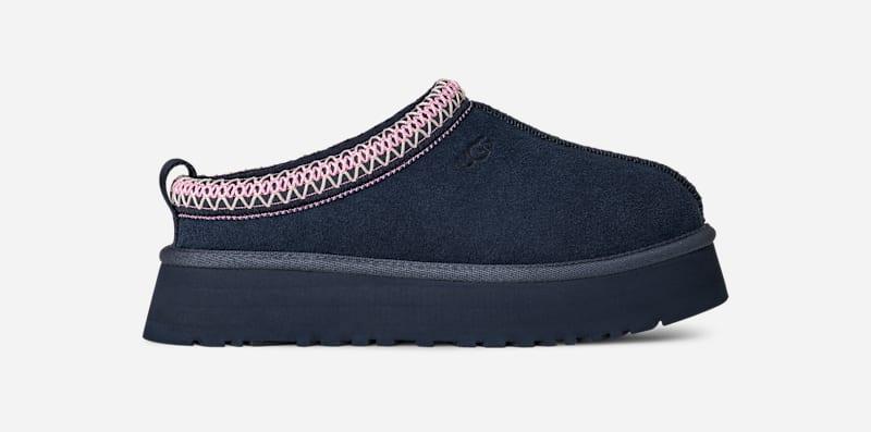 ugg® women's tazz ii sheepskin slippers in dark indigo,