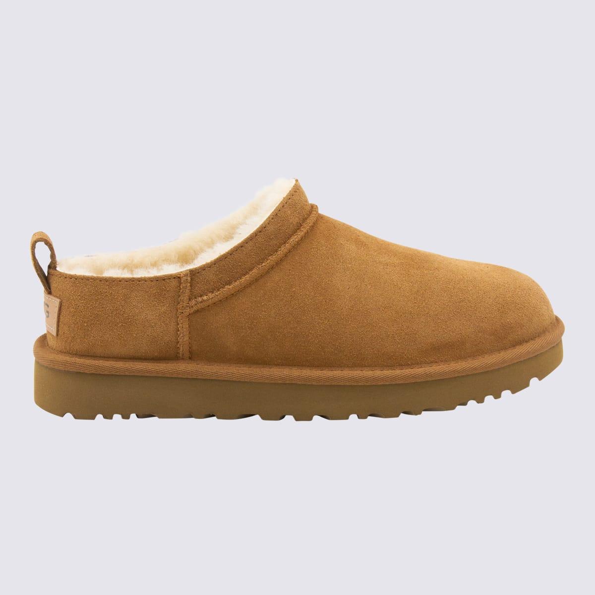ugg camel leather flats