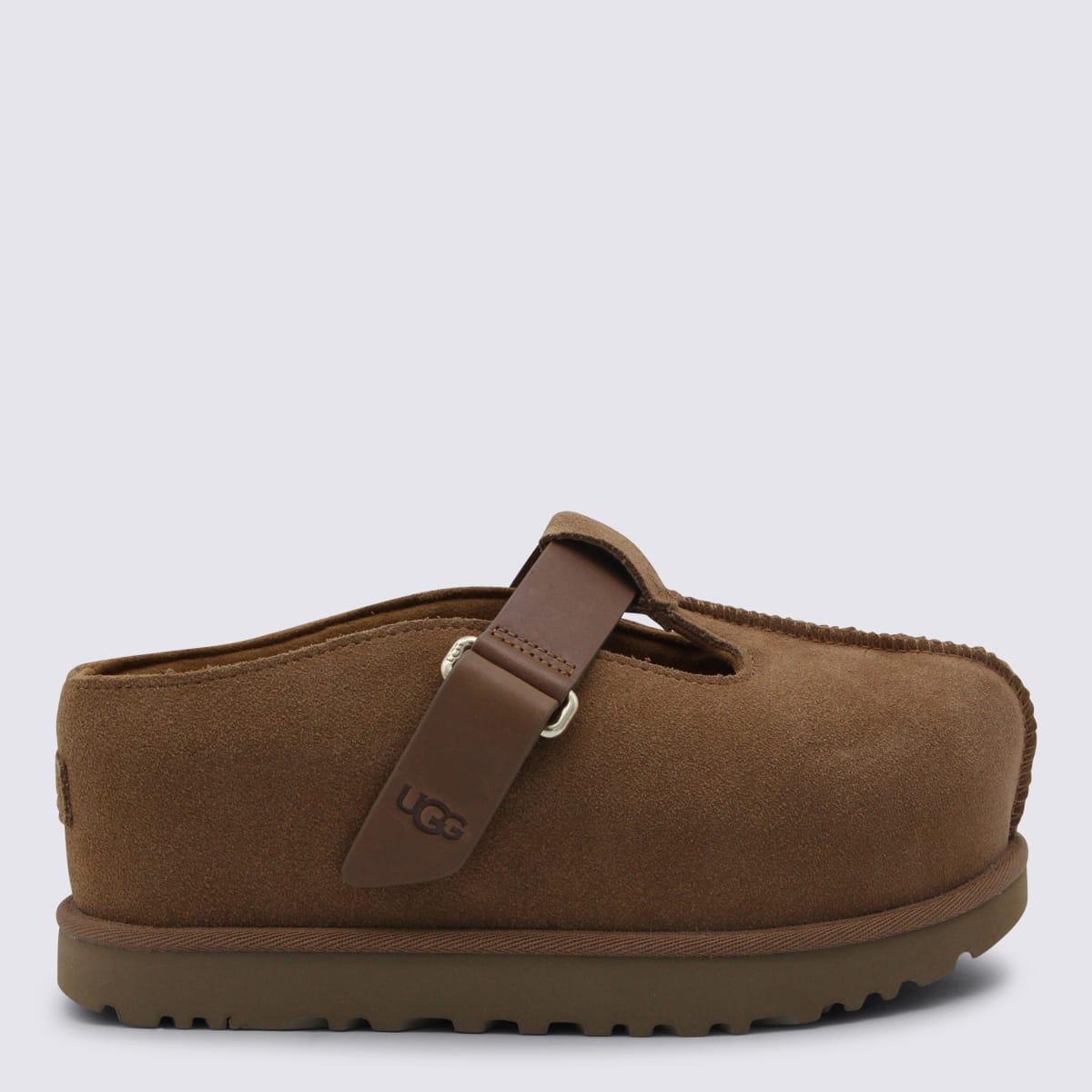 ugg chestnut goldenstar high clogs