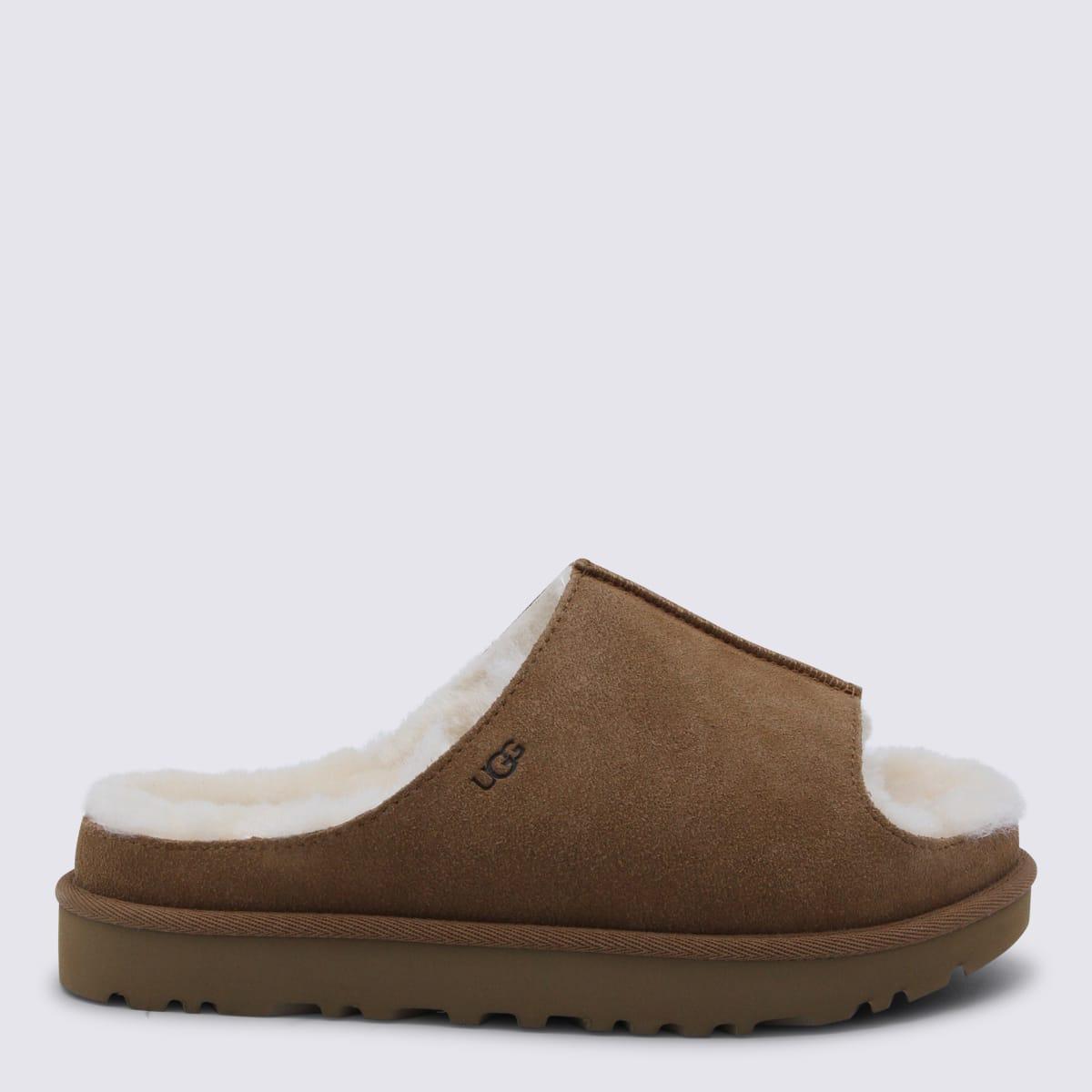 ugg chestnut greenport slide flats