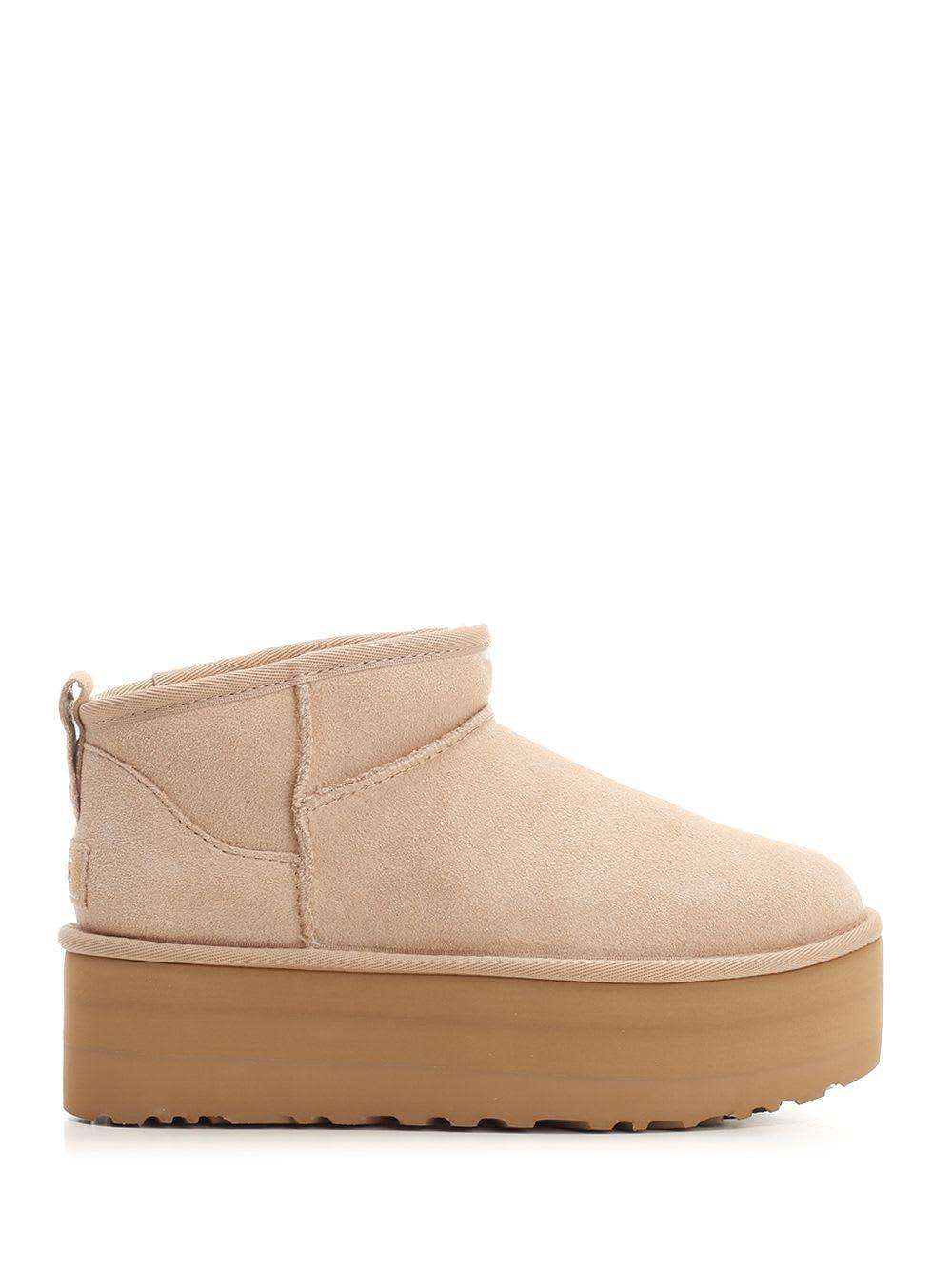 ugg classic ultra mini ankle boots