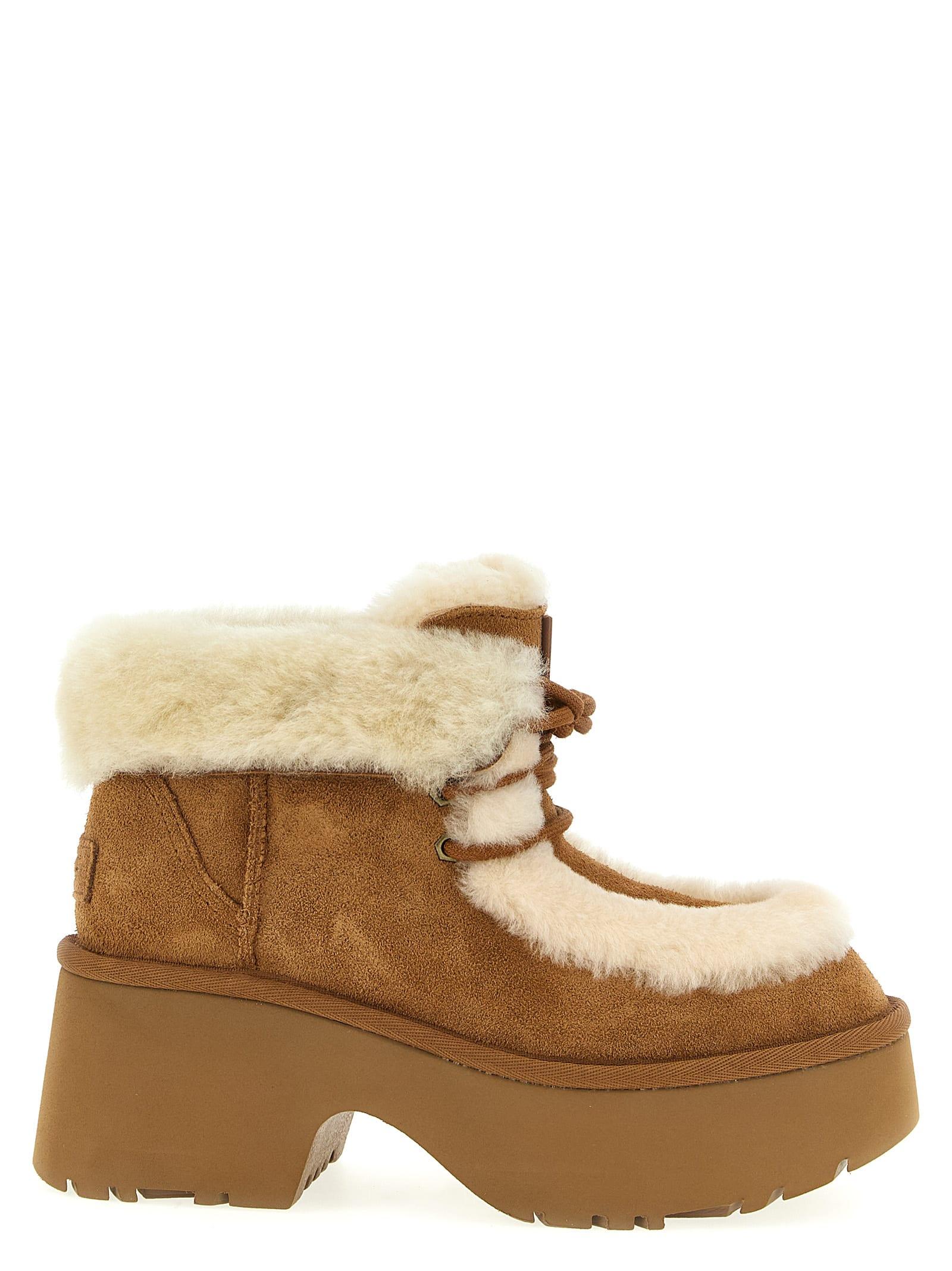 ugg esmee lace up ankle boots