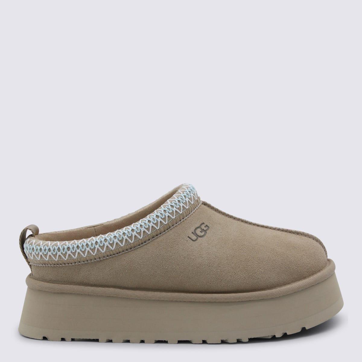 ugg sand leather w tazz ii flats