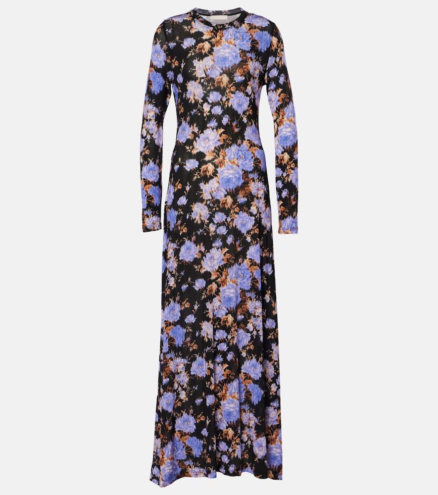 ulla johnson amari floral maxi dress