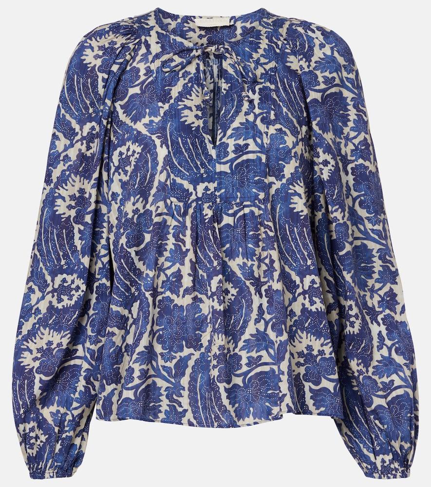 ulla johnson brea printed cotton