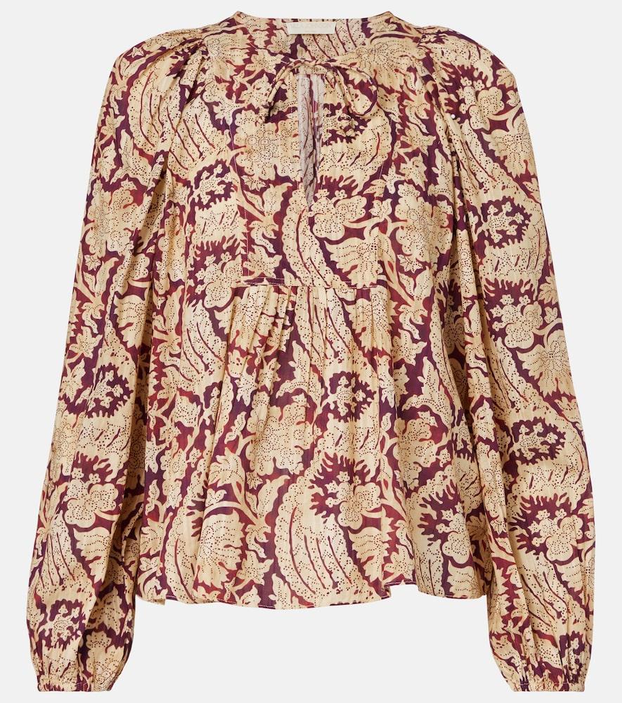 ulla johnson brea printed cotton
