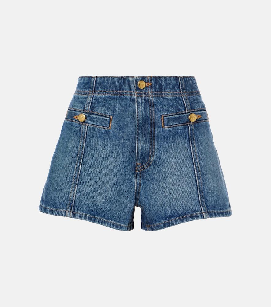 ulla johnson camille denim shorts