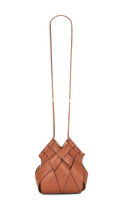 ulla johnson charlotte crossbody bag in tan.