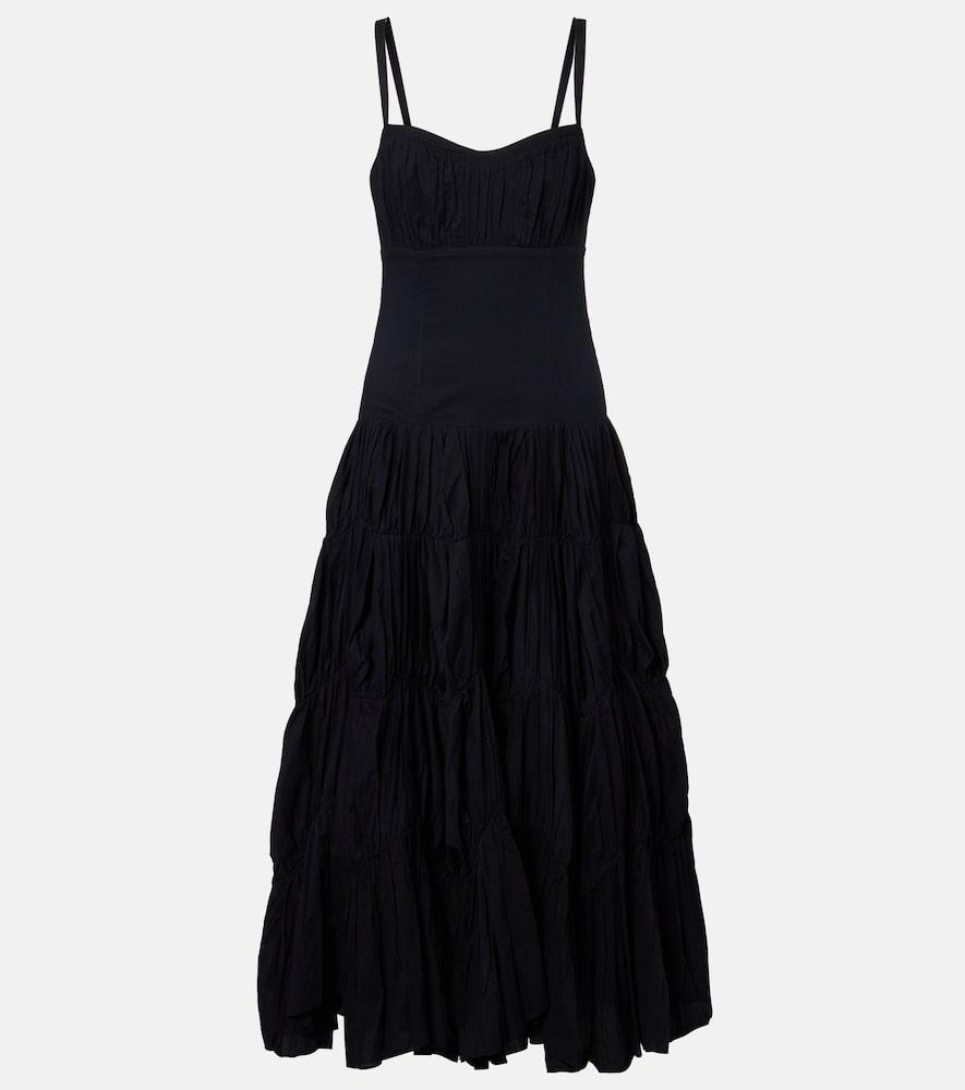 ulla johnson emmalina cotton voile maxi dress