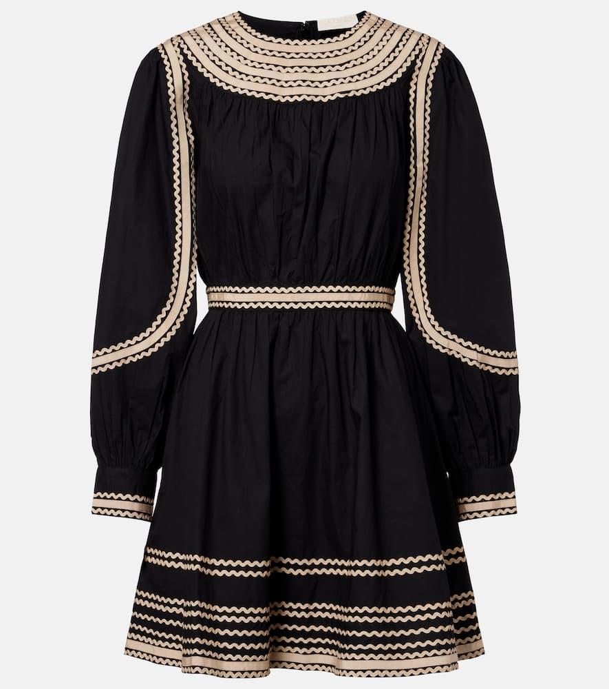 ulla johnson fiora cotton poplin minidress
