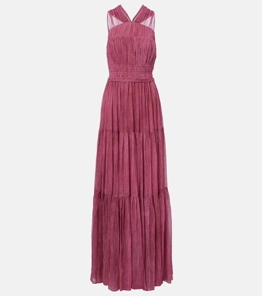 ulla johnson freesia silk chiffon gown