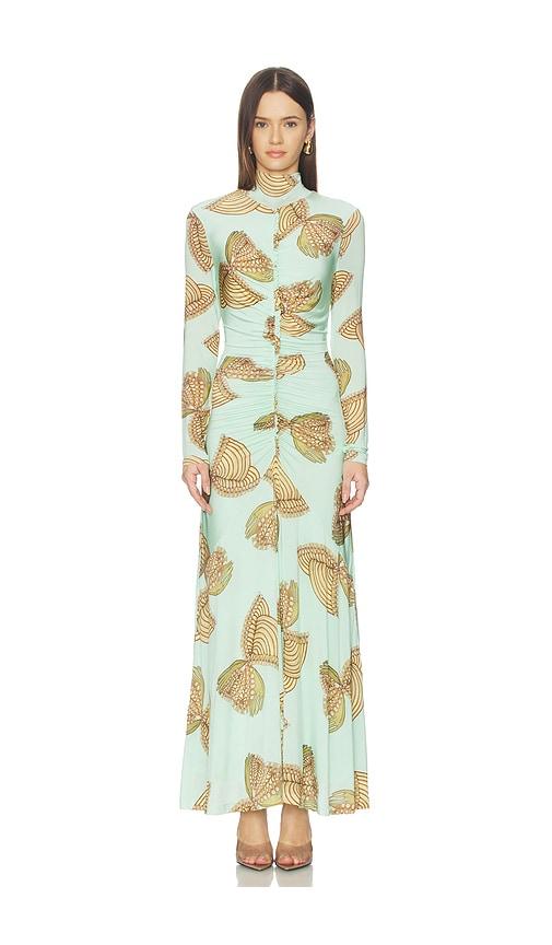 ulla johnson ida dress in mint.