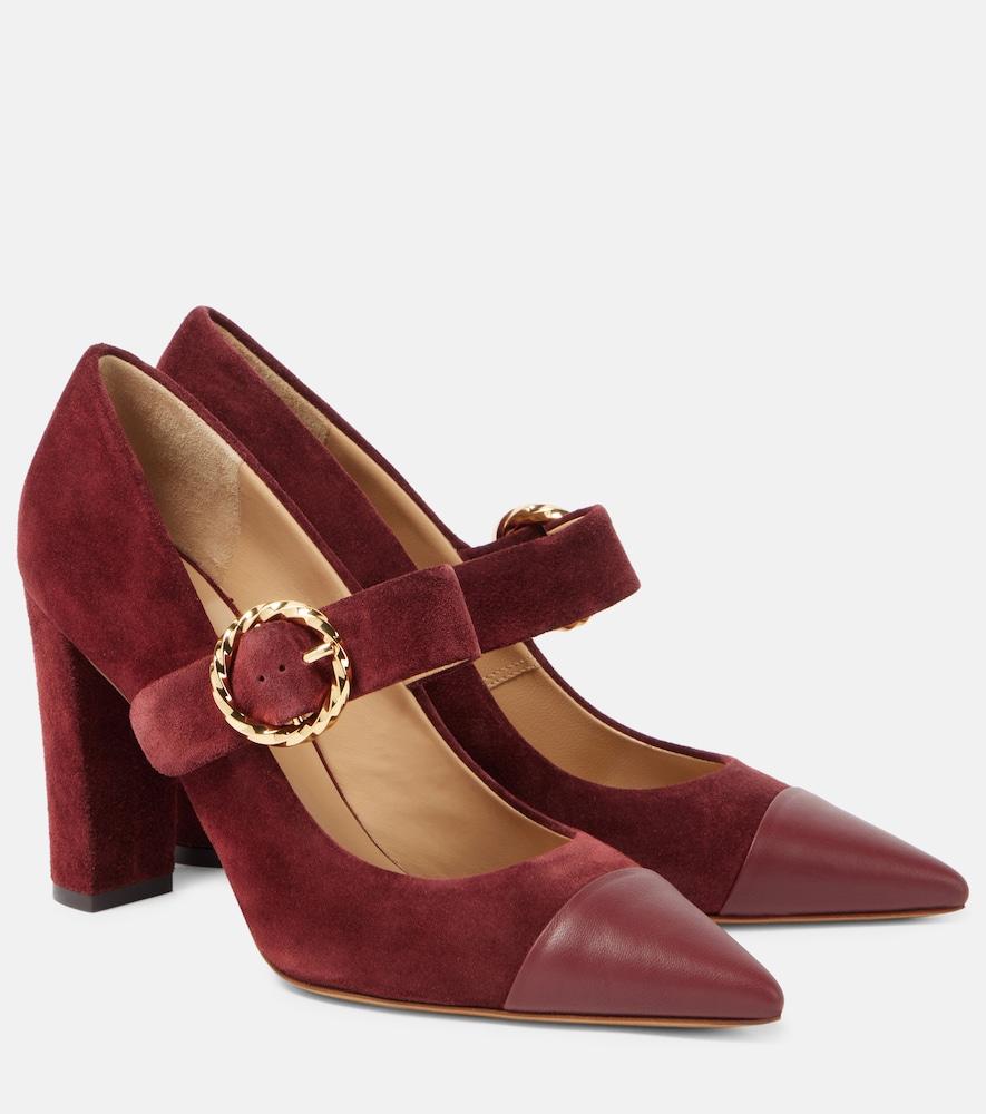 ulla johnson kiki 95 suede pumps