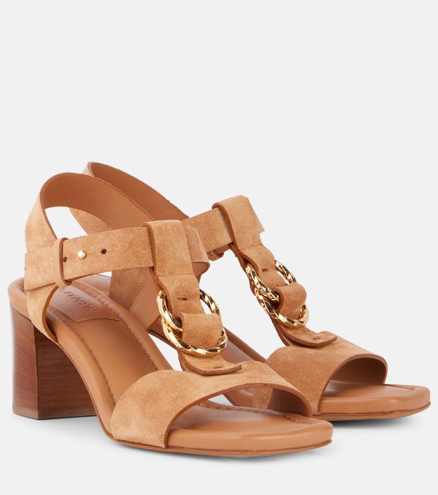 ulla johnson milla embellished suede sandals