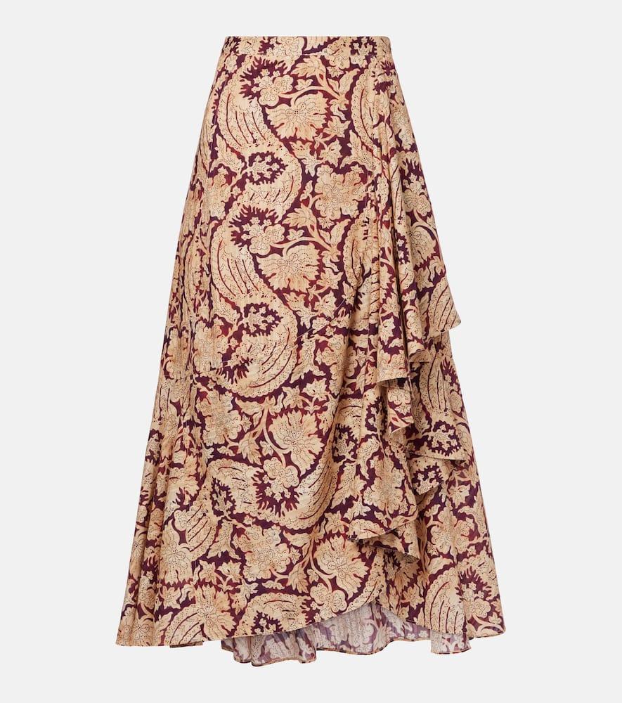 ulla johnson sabina printed cotton