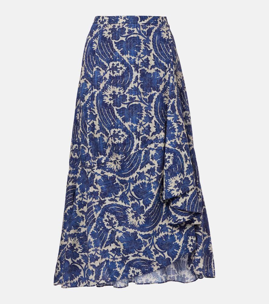 ulla johnson sabina printed cotton