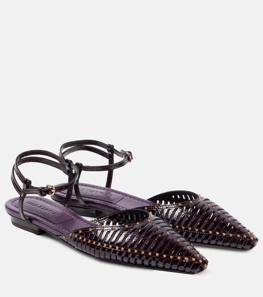 ulla johnson violette patent leather flats