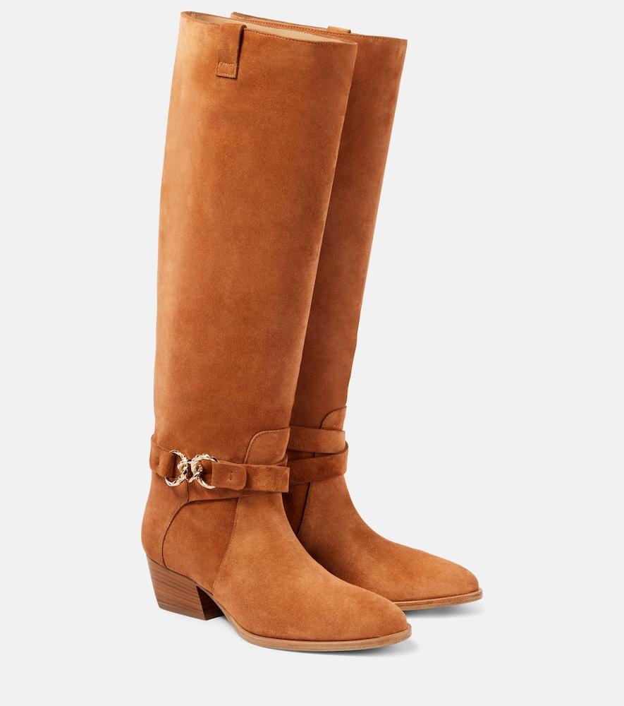 ulla johnson willow suede cowboy boots