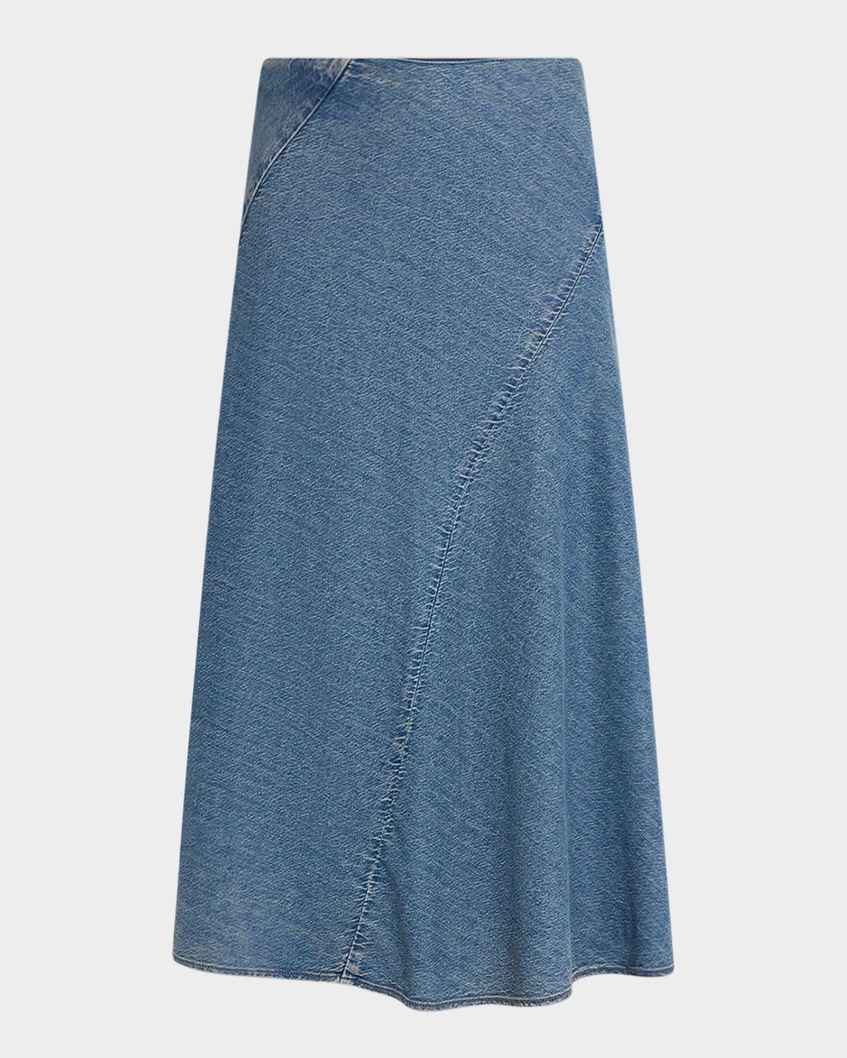 ultra featherweight lisbon midi skirt