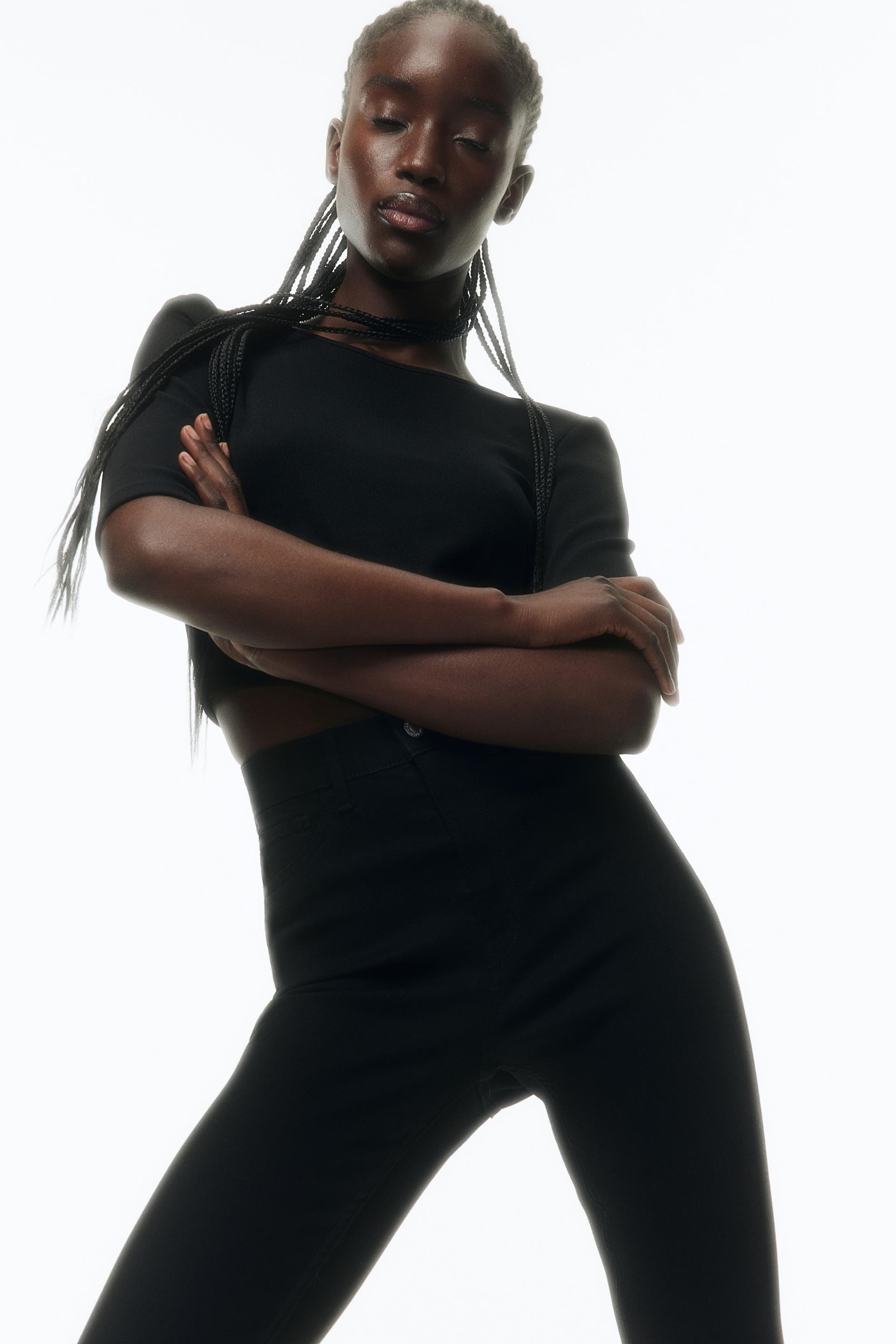 ultra high ankle jeggings