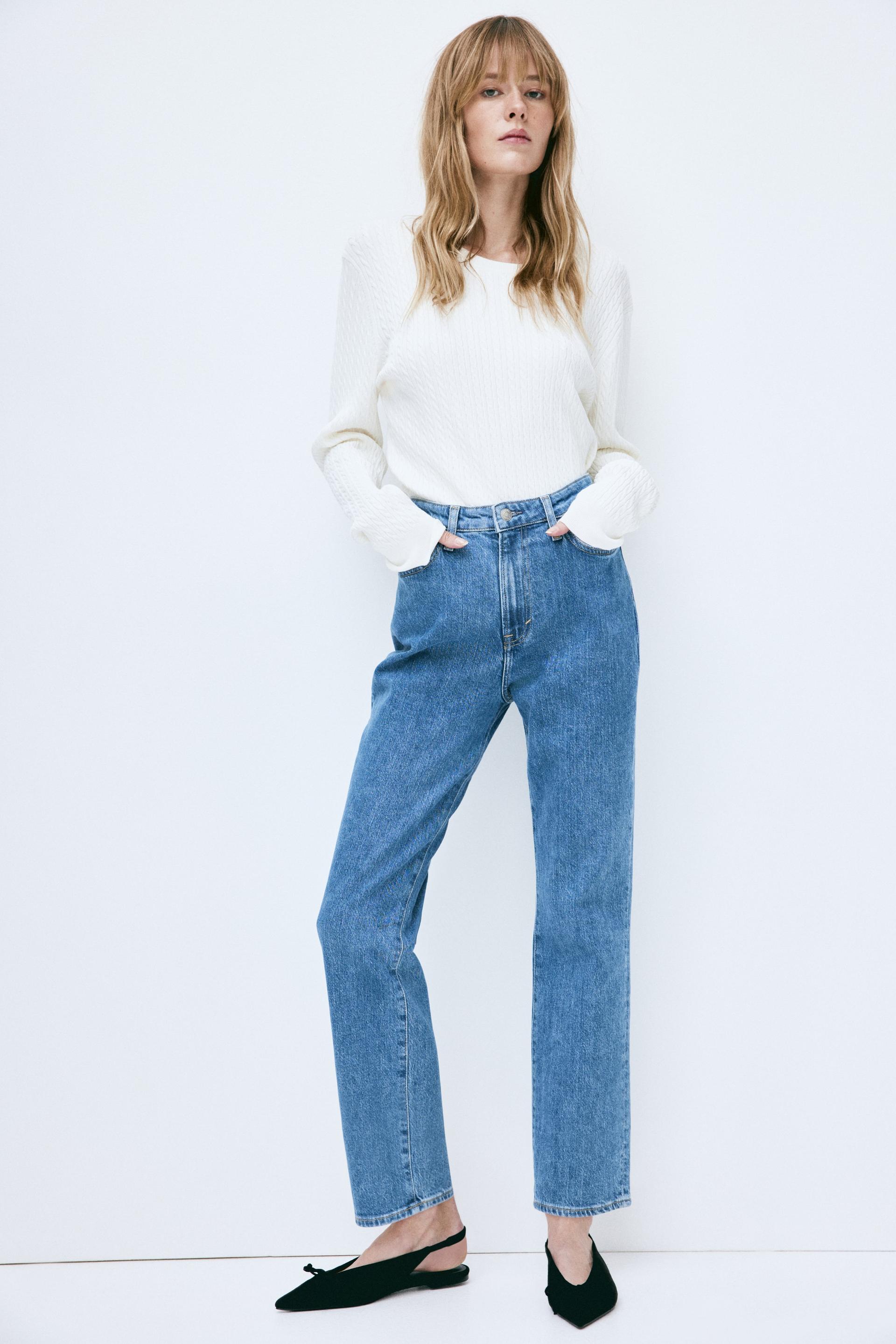 ultra high rise mom jeans