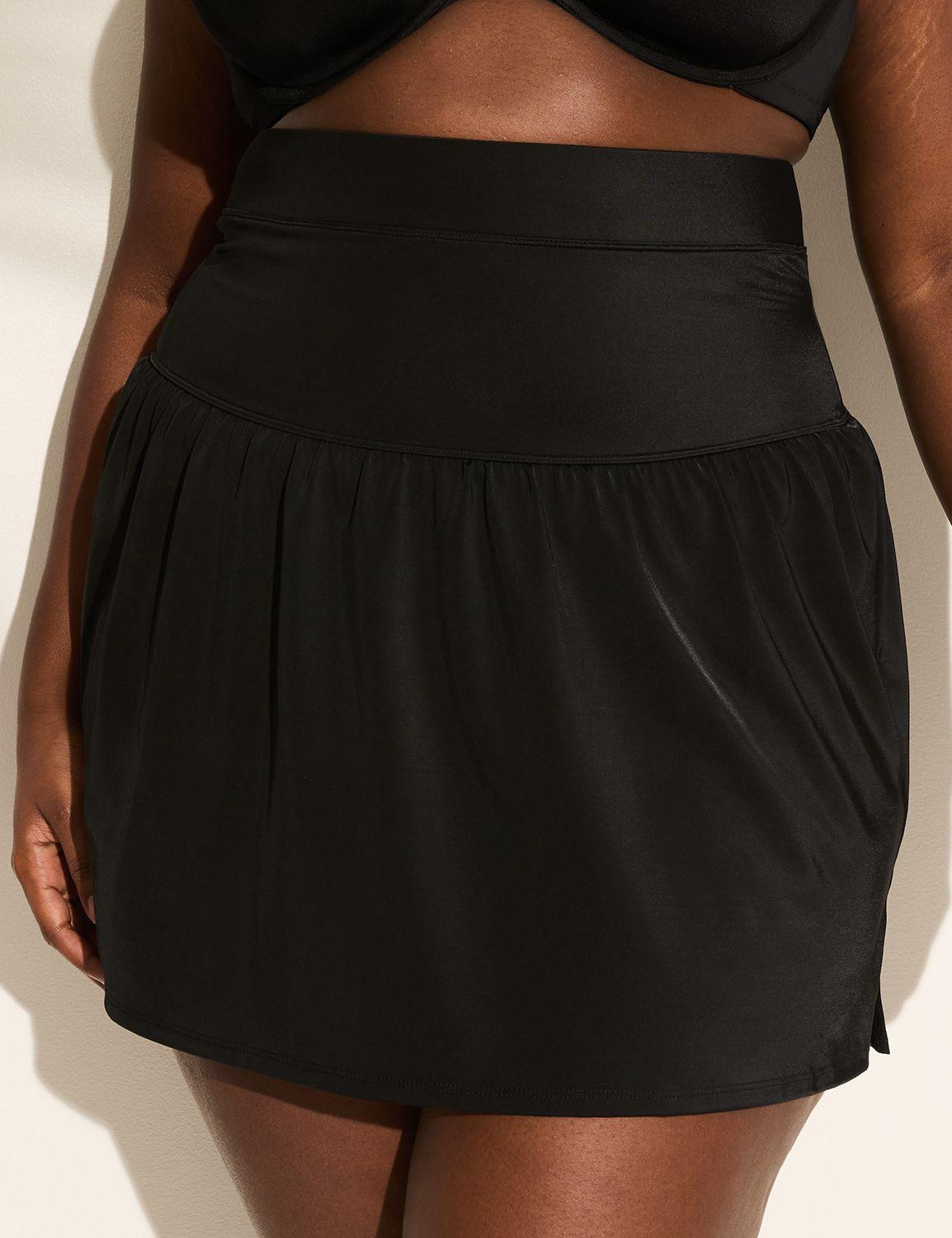 ultra high-waist circle swim skirt