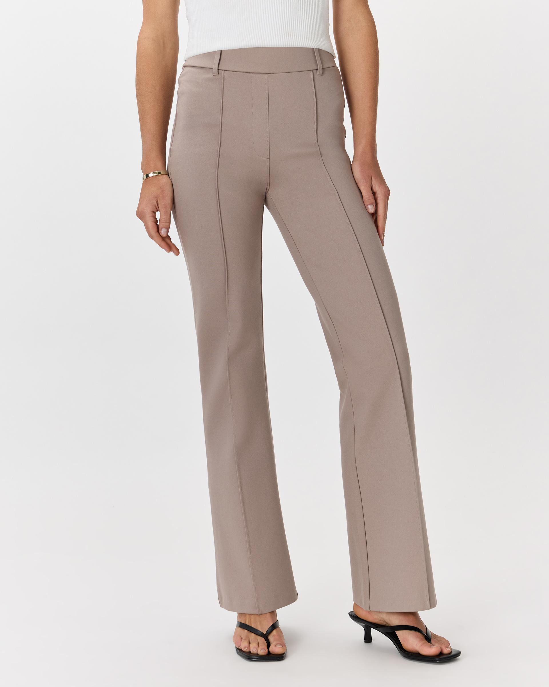 ultra-stretch ponte flare leg pants