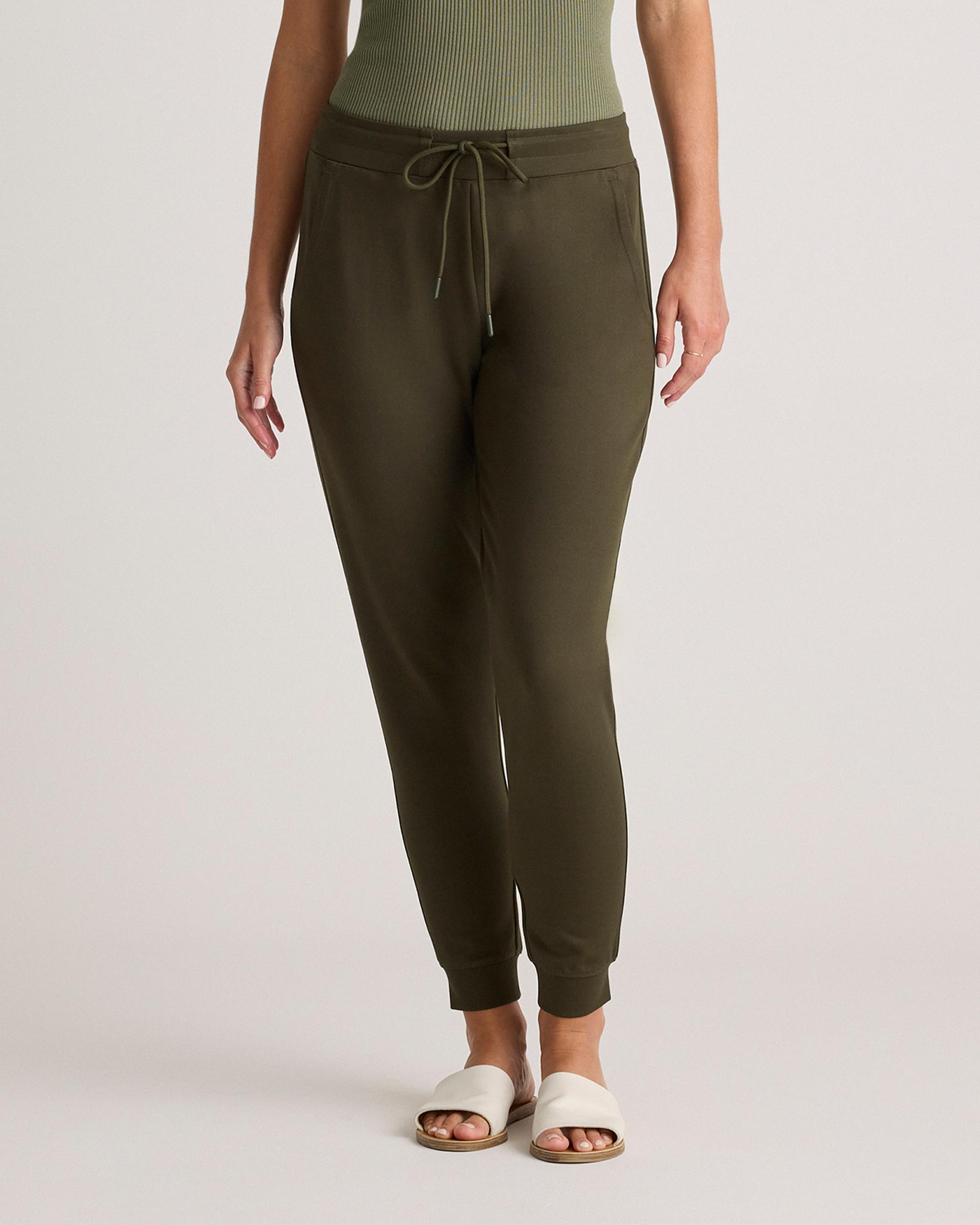 ultra-stretch ponte jogger pants
