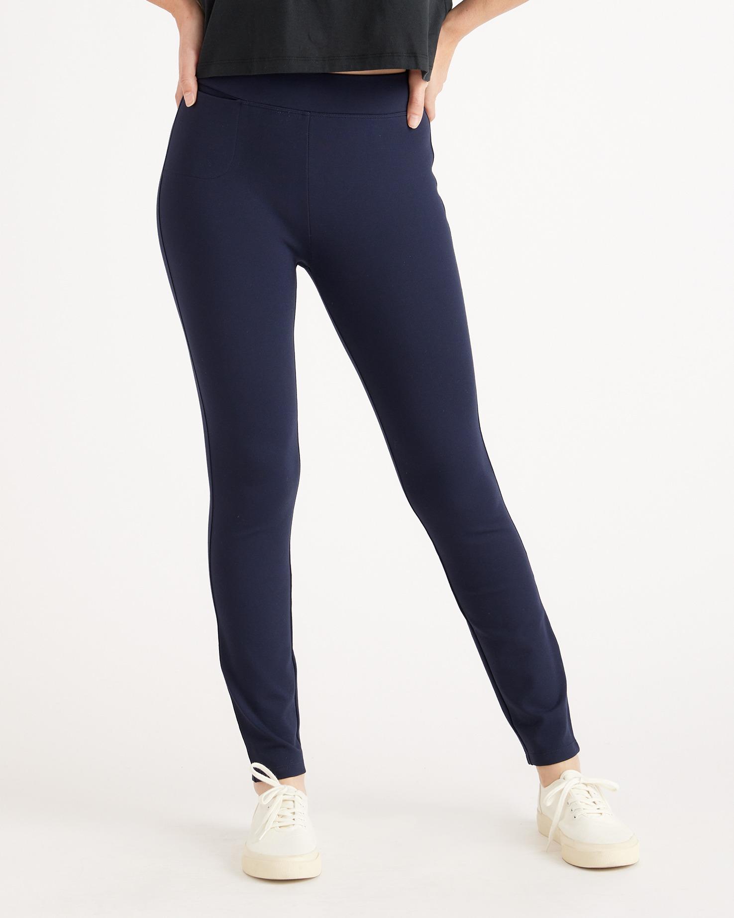 ultra-stretch ponte skinny pants