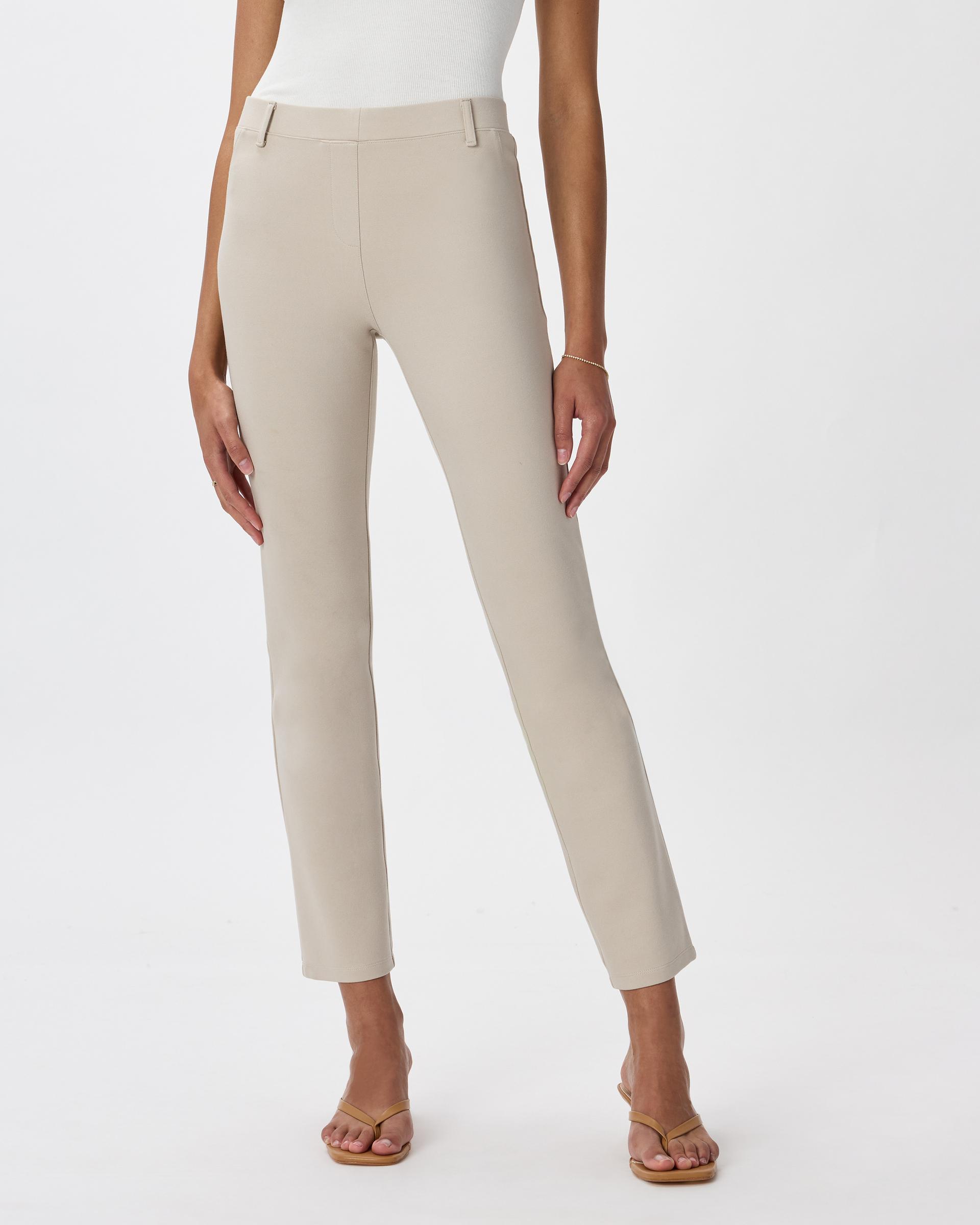 ultra-stretch ponte straight leg pants