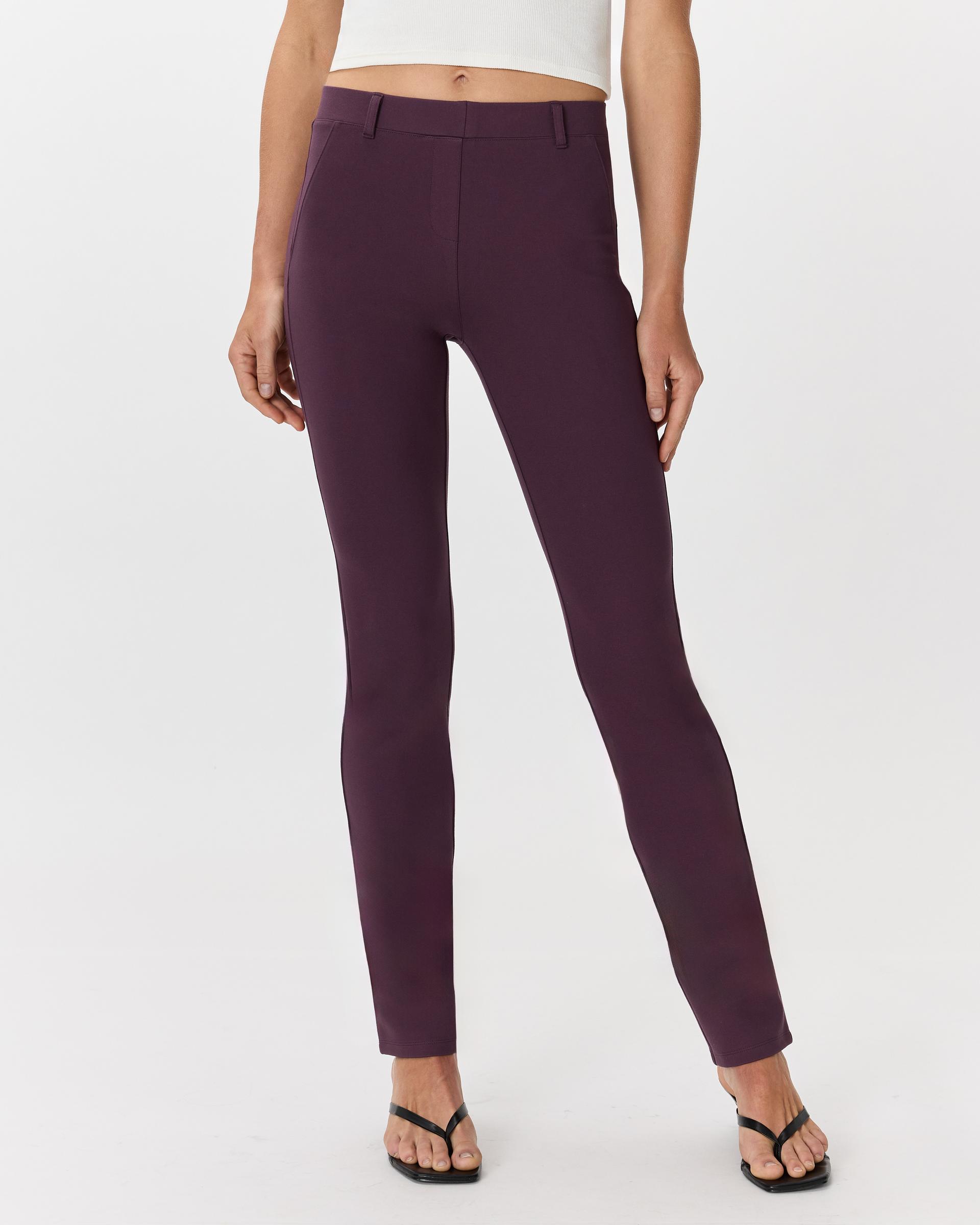 ultra-stretch ponte straight leg pants