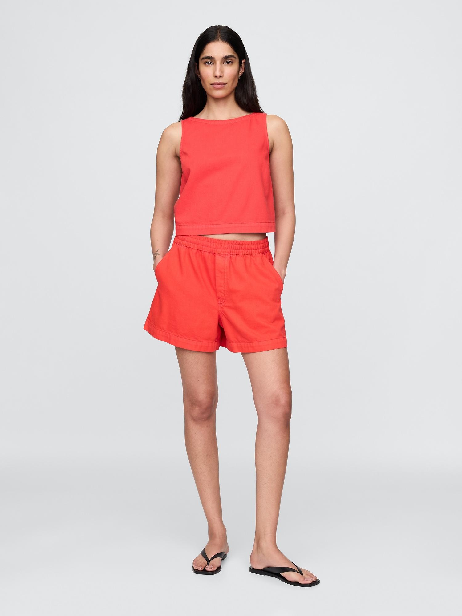 ultrasoft denim easy shorts