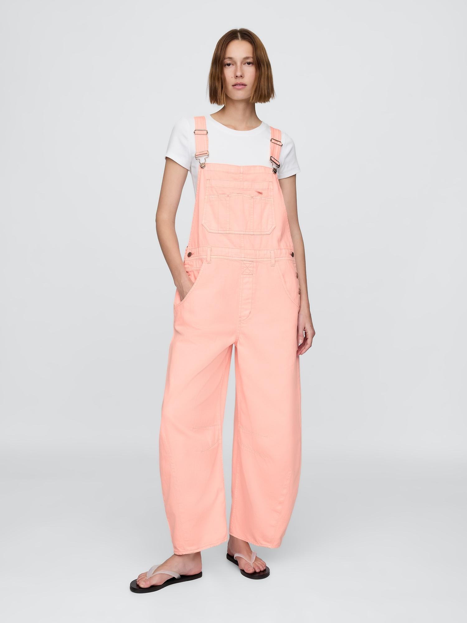 ultrasoft denim horseshoe overalls