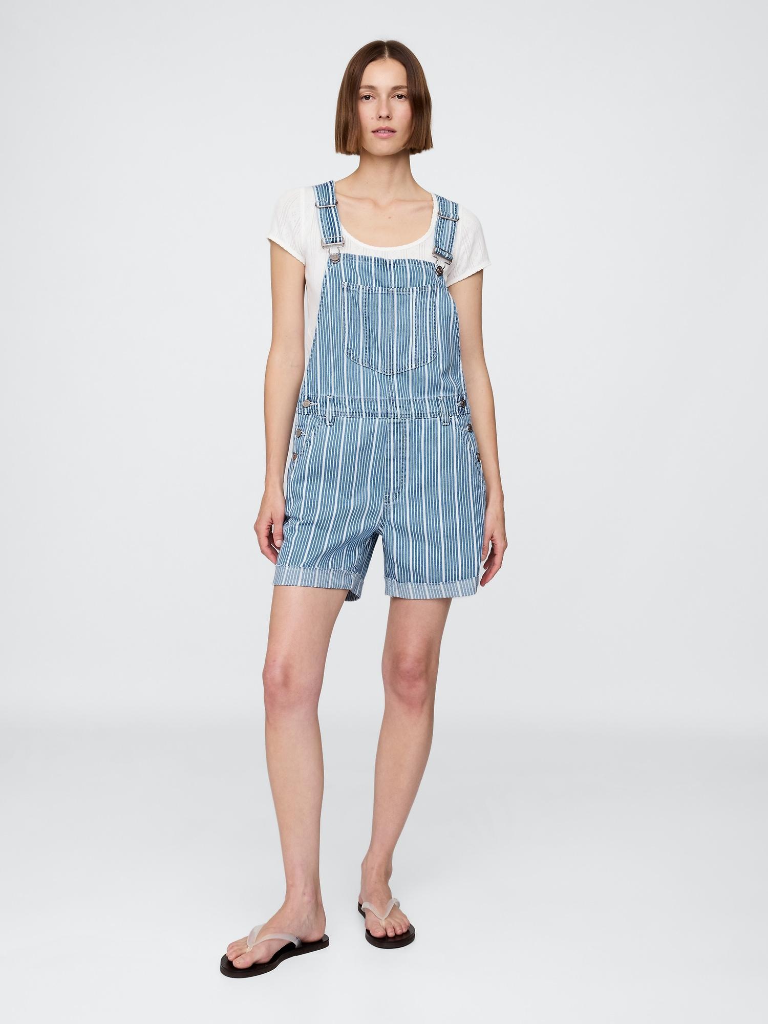 ultrasoft denim shortalls