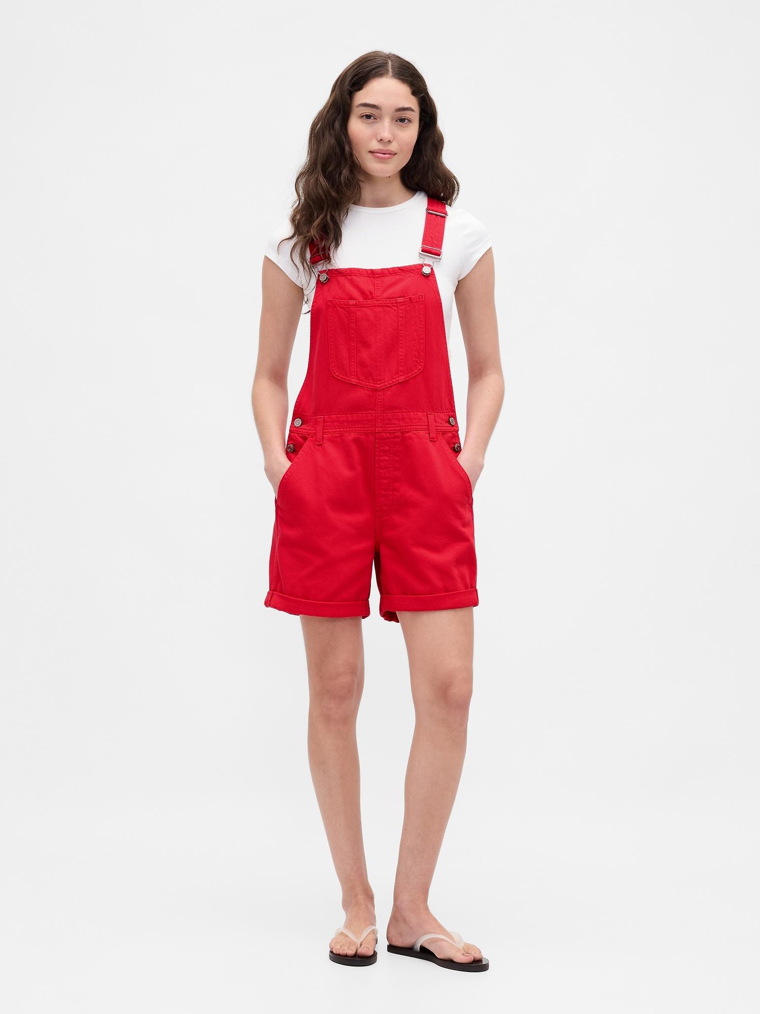 ultrasoft denim shortalls