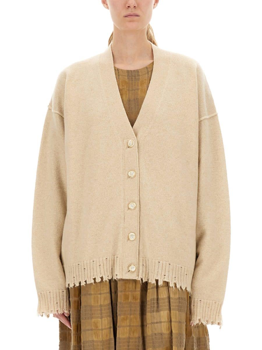 uma wang cashmere cardigan with buttons