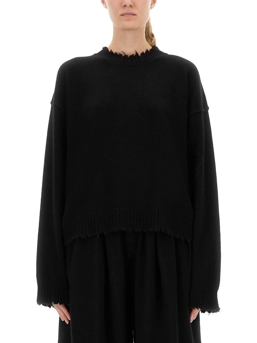 uma wang cashmere sweater with bangs