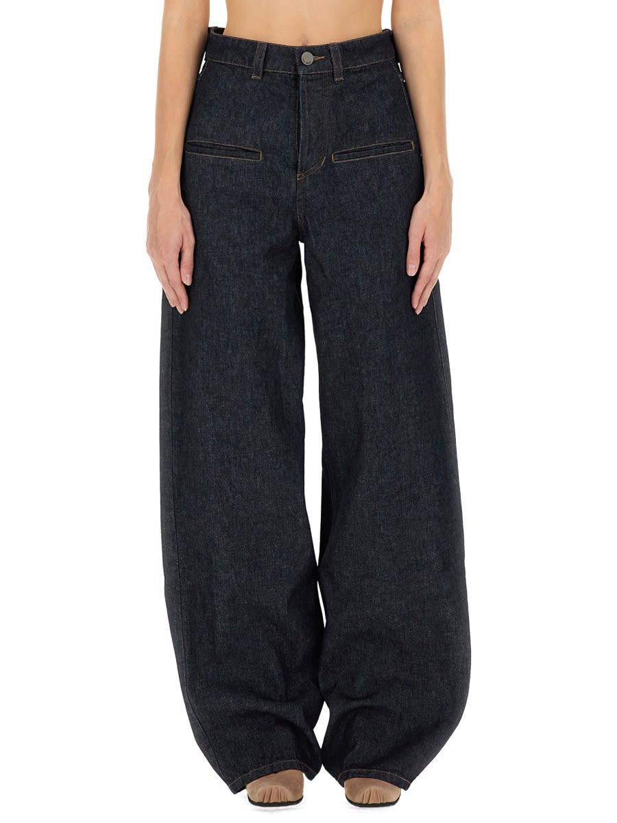 uma wang denim ball pants