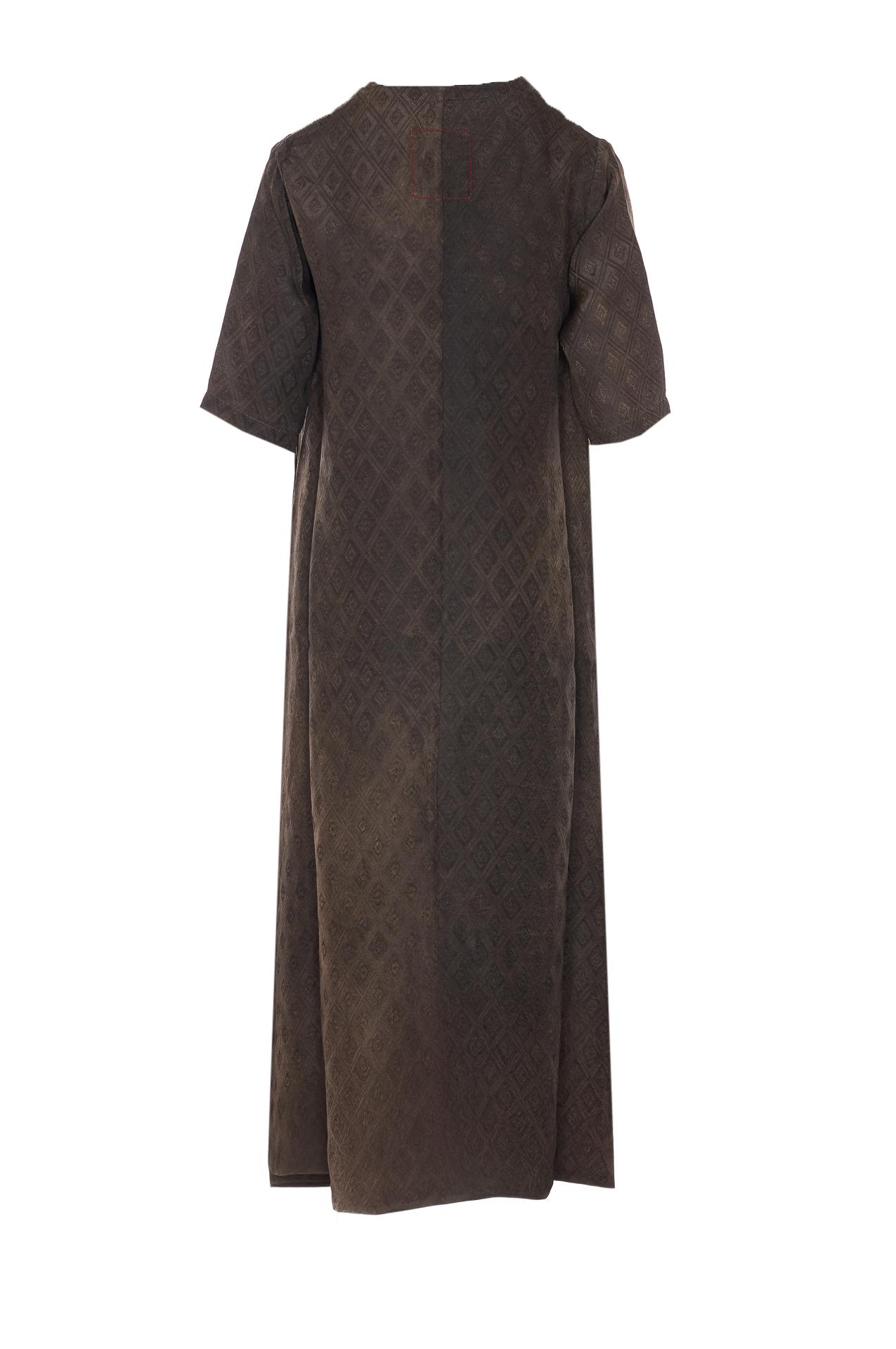 uma wang dresses brown cupro - women