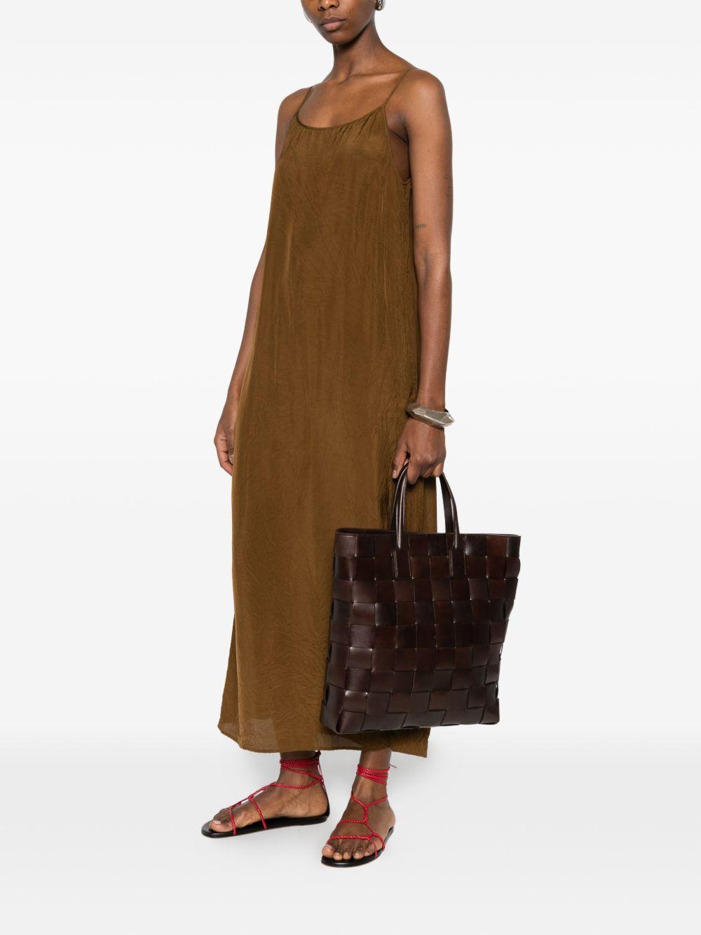 uma wang dresses camel viscose - women