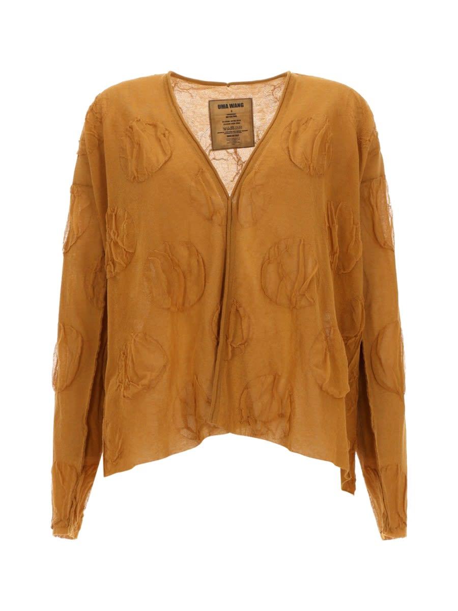 uma wang fine knit cardigan