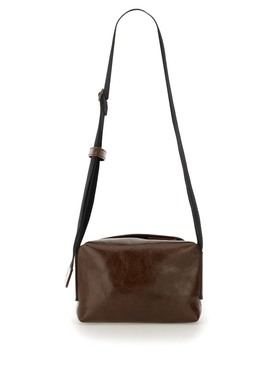 uma wang leather shoulder bag